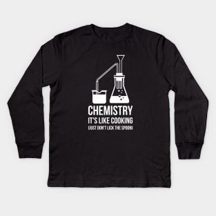 Funny Chemistry, Science Humor Kids Long Sleeve T-Shirt